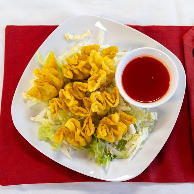 7. Fried Crab Rangoon (8 Pieces).