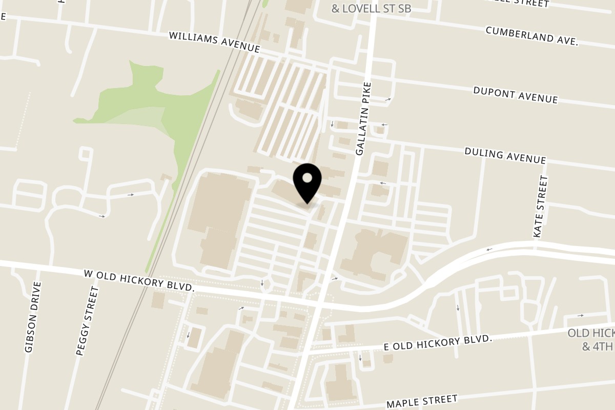 Map showing the location of China Bell Restaurant Madison TN on 143 Gallatin Pike North in Madison